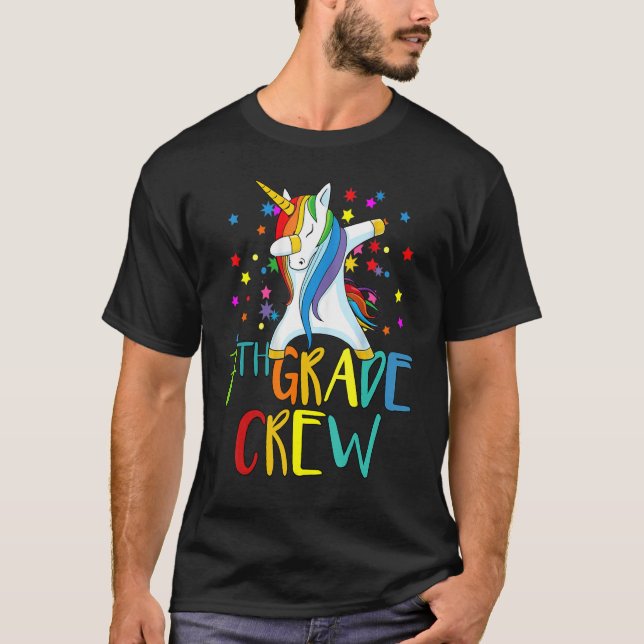 Camiseta Hello Seventh Grade Crew 7th Grade Teacher Appreci (Frente)