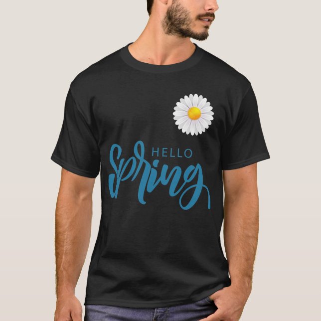 Camiseta hello spring (Frente)
