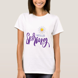Camiseta hello spring salvação primaveras