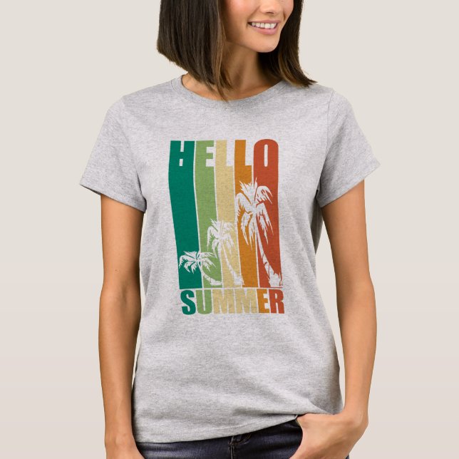 CAMISETA HELLO SUMMER (Frente)