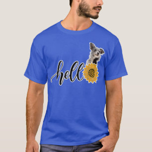 Camiseta Hello Sunflower Australian Cattle Dog