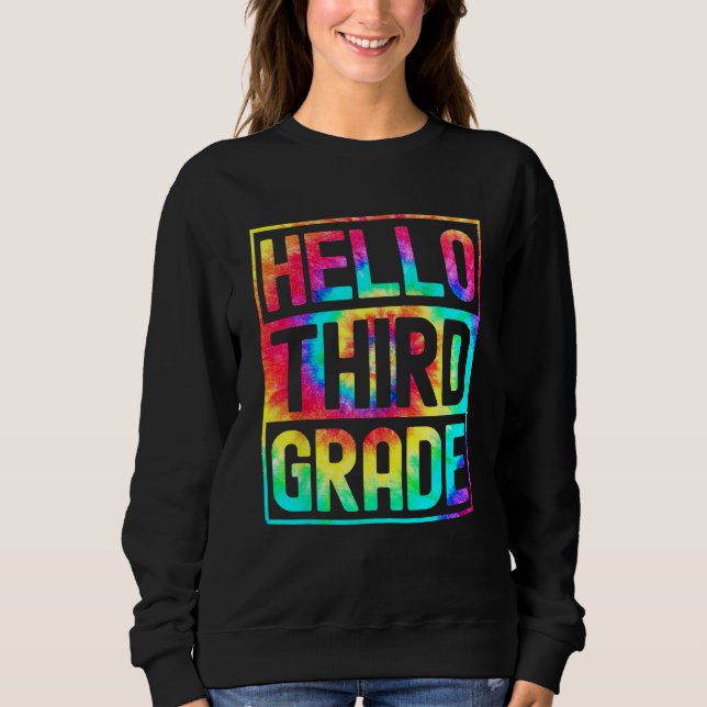 Camiseta Hello Third Grade Back to School 3rd Grade Teacher (Frente)
