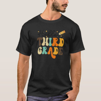 Camiseta Hello Third Grade Team 3rd Grade Teacher Back To S