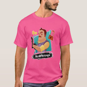 Camiseta Hello Vizinho - Designs Relacionadas a Jogos 1