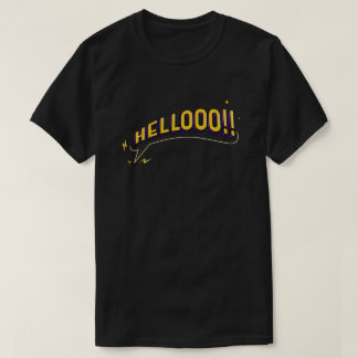 Camiseta HELLOO! Camisa-T - Preto