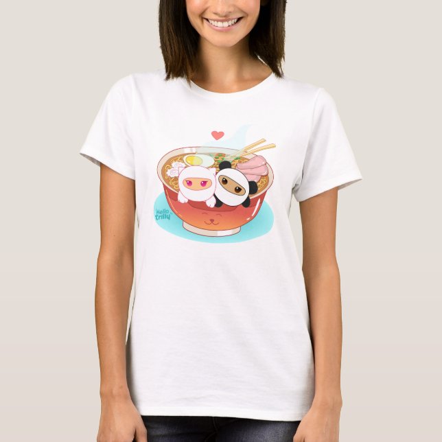 Camiseta HelloTrilly ama Ramen (Frente)