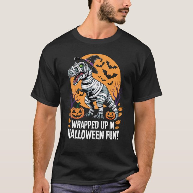 Camiseta Helloween Dinosaur (Frente)