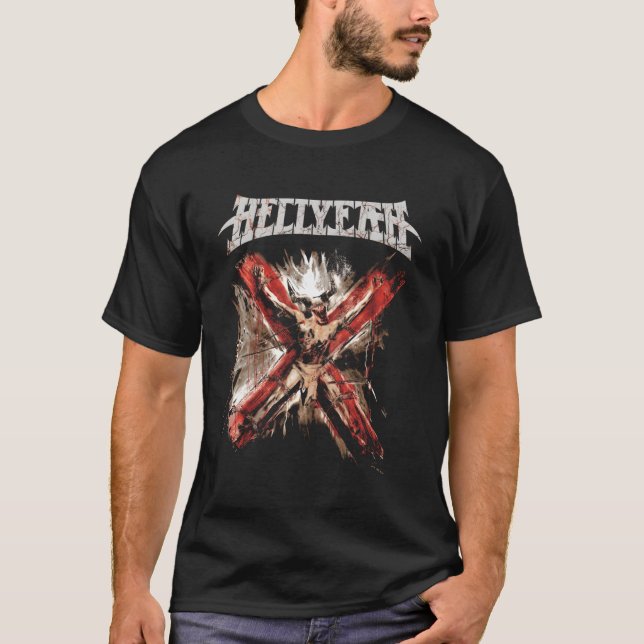 Camiseta Hellsim- Metalhead Oficial Merchandise (Frente)