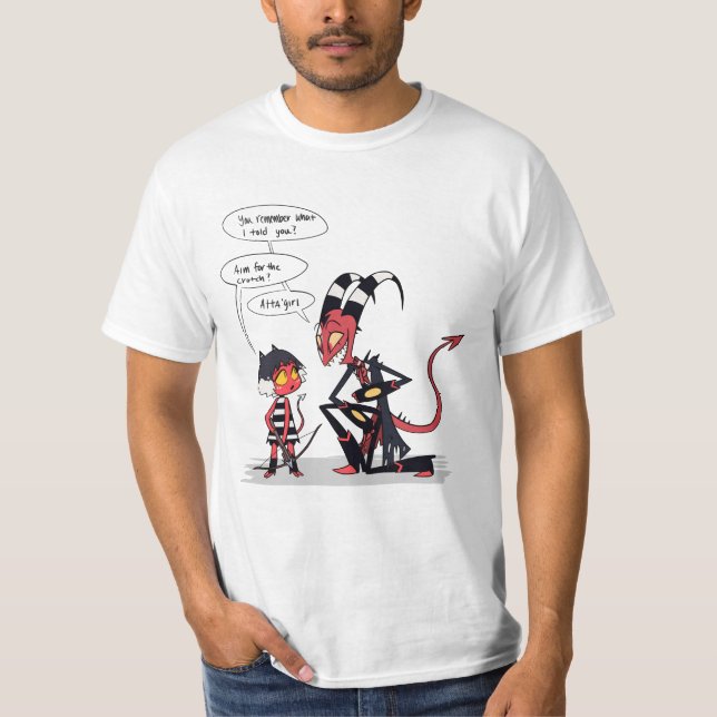 Camiseta Helluva Boss Blitzo e Millie citam (Frente)