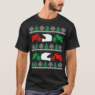 Camiseta Helmet Dirt Bike Motorcycle Motocross Ugly Christm