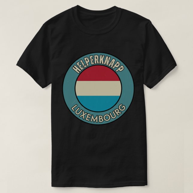 Camiseta Helperknapp, Luxemburgo (Frente do Design)