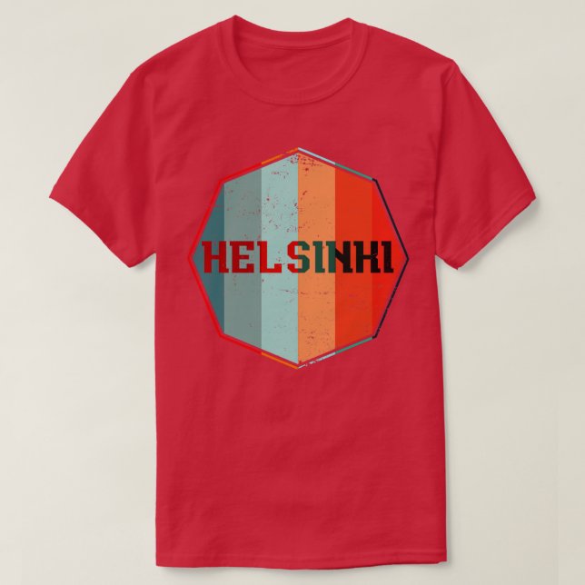 Camiseta Helsínquia Finlândia (Frente do Design)