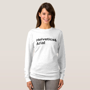 Camiseta Helvetica&Arial