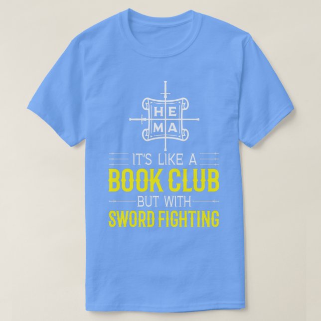 Camiseta HEMA É como um clube de livros, mas com a luta das (Frente do Design)