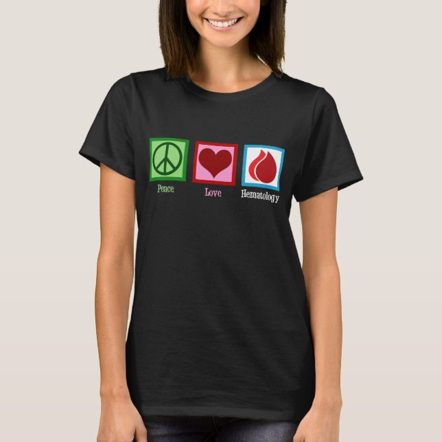 Camiseta Hematologia do Amor pela Paz (Frente)