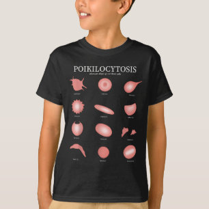 Camiseta Hematologia Laboratório de Células Vermelhas do Sa