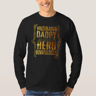 Camiseta Hematologista Herói do Pai Marido Tie Dye