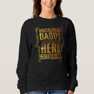 Camiseta Hematologista Herói do Pai Marido Tie Dye