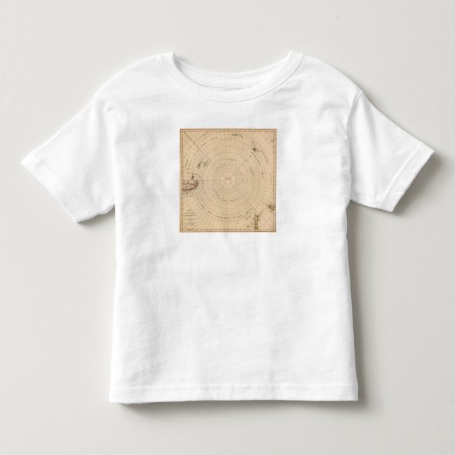 Camiseta Hemisfério sul, a Antártica (Frente)
