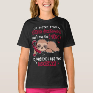 Camiseta Hemocromatose hereditária Suporte de fita