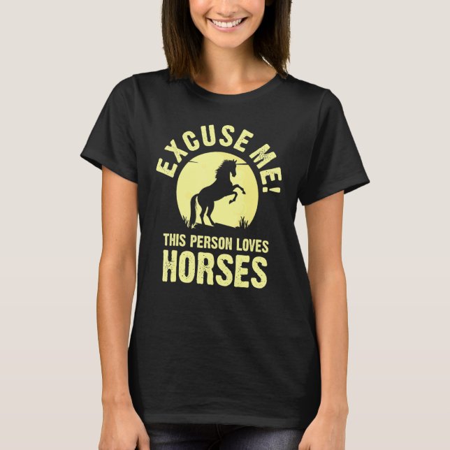 Camiseta Hemorragia dos Cavalos Curiosos com Anim de Silhue (Frente)