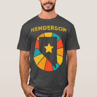 Camiseta Henderson Nevada Vintage angustiou Souvenir 1