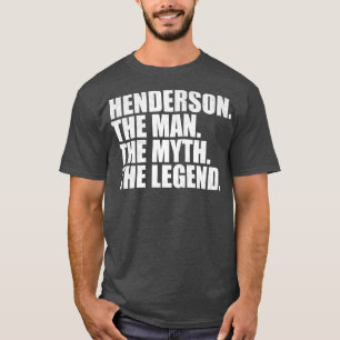 Camiseta Henderson Nome da família Henderson sobrenome Hend