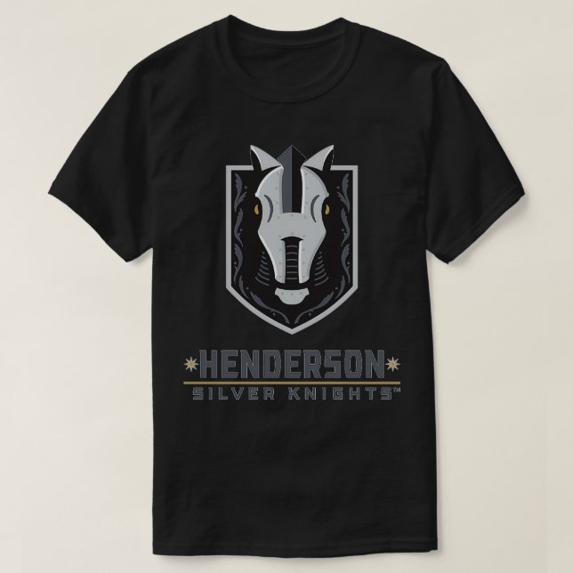Camiseta henderson prateado cavaleiros (Frente do Design)