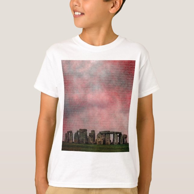 Camiseta Henge de pedra estrutural (Frente)