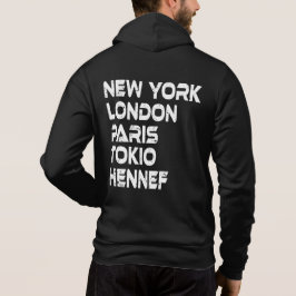 Camiseta Hennef New York London Tokio Paris Hoodie