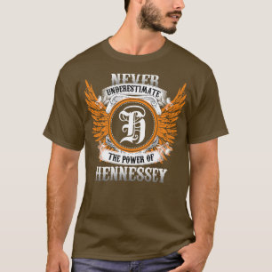 Camiseta Hennessey Name Shirt Nunca Subestima O Poder