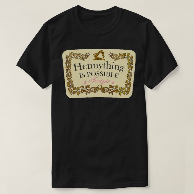 Camiseta Hennything É Possível (Frente do Design)