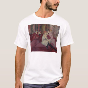 Camiseta Henri de Toulouse-Lautrec   no salão de beleza no