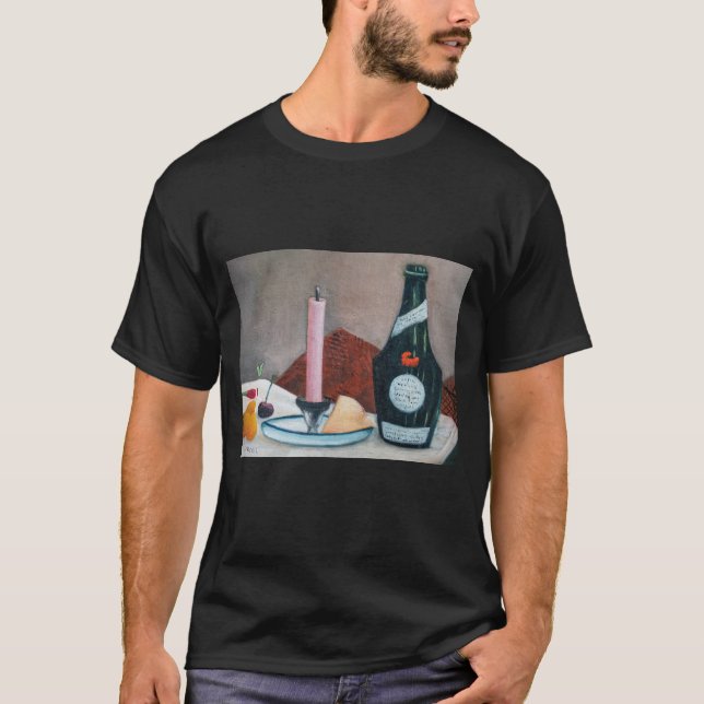 Camiseta Henri Rousseau - A Vela Rosa (Frente)
