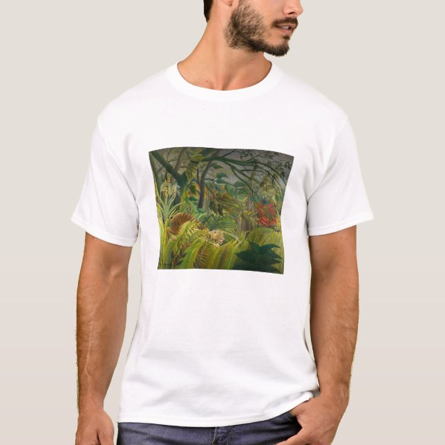 Camiseta Henri Rousseau - Surpreendido! (Frente)