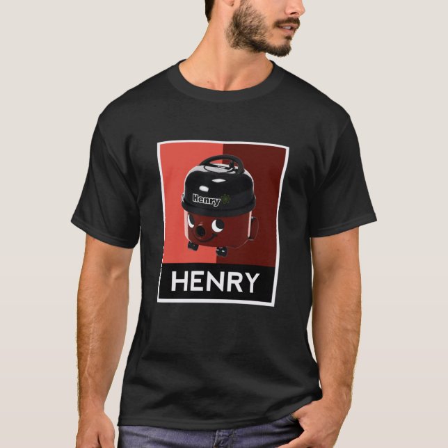 Camiseta Henry Hoover Pop Art Design (Frente)