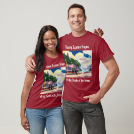 Camiseta Henry Lyman Sayen Sobre os Bancos do Sena