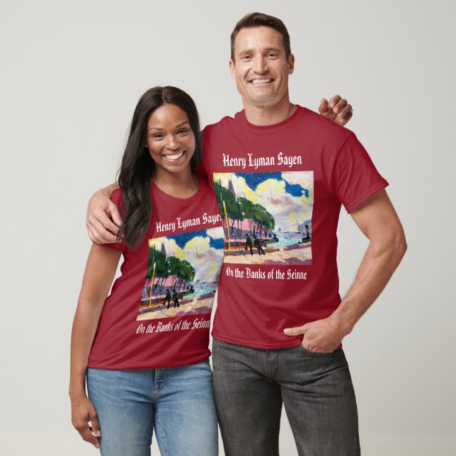 Camiseta Henry Lyman Sayen Sobre os Bancos do Sena (Unissex)