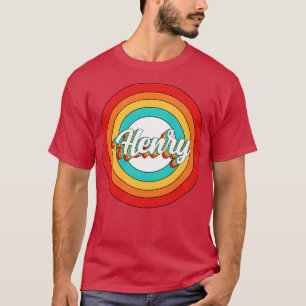 Camiseta Henry Name Shirt Vintage Henry Circle
