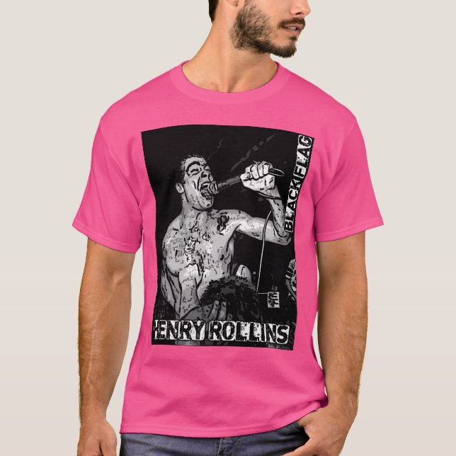 Camiseta Henry Rolling Black Flag Punk (Frente)