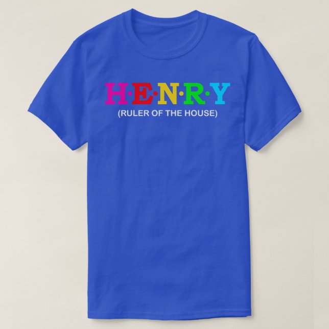 Camiseta Henry Ruler da casa (Frente do Design)