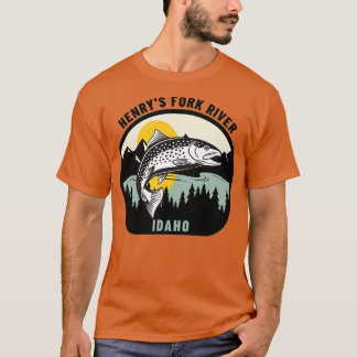 Camiseta Henrys Fork River Idaho Trout Fly Fish