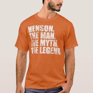 Camiseta HensonHenson Nome da família Henson sobrenome Hens