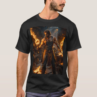Camiseta Hephaestus Hephaistos Vulcanos Fogo da mitologia g