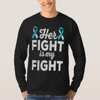 Camiseta Her Fight is My Fight Dysautonomia Awareness Ribbo