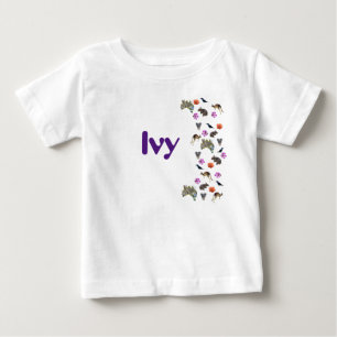 Camiseta Hera, Nome de Menina Com Vida Selvagem Australiana