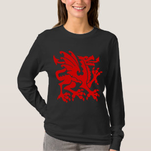 Camiseta Heraldic Dragon 01 - Vermelho