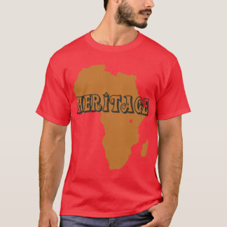 Camiseta herança africana pelo designmueller