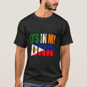 Camiseta Herança Do Patrimônio Da Bandeira Da Irlanda E Do 
