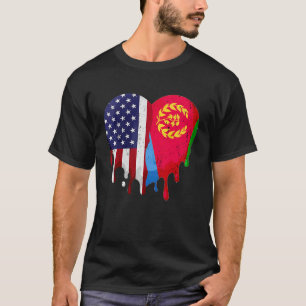 Camiseta Herança eritreana americana Mês da Eritreia Folga